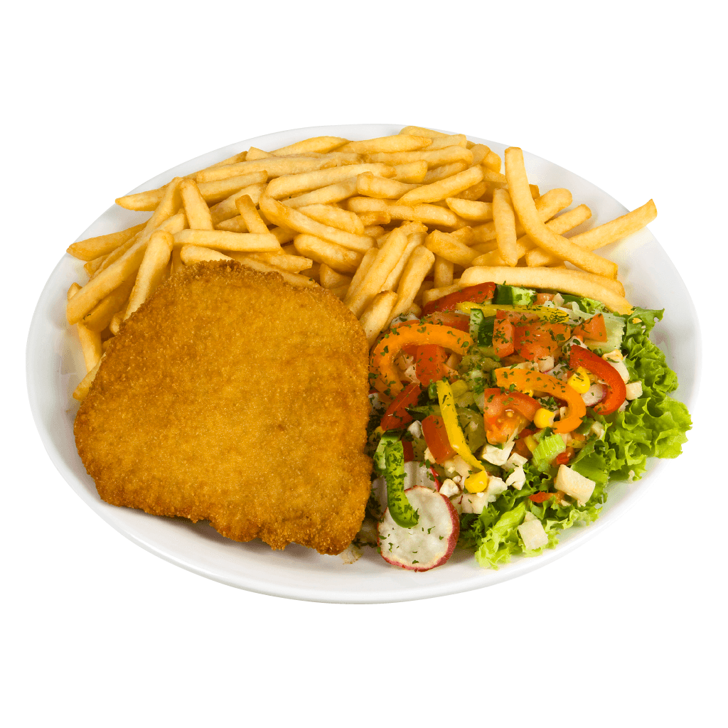 Menu Varkensschnitzel