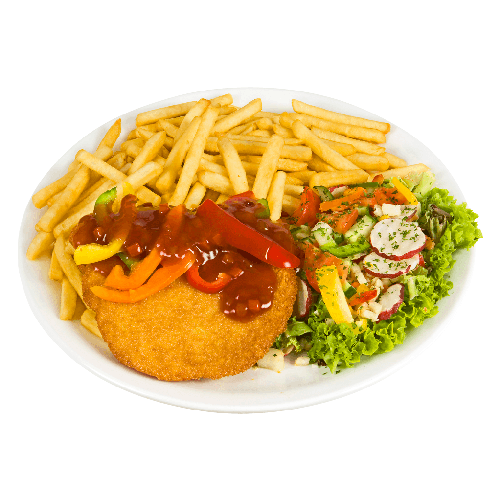 Menu Zigeunerschnitzel